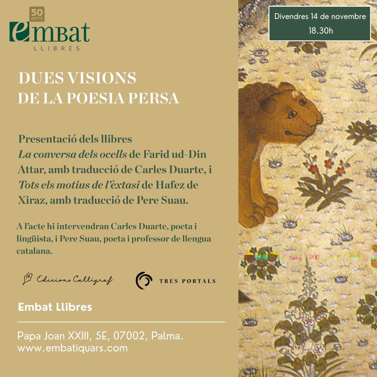 Dues visions de la poesia persa 