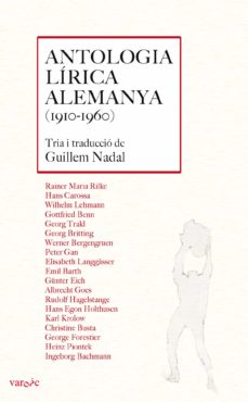 ANTOLOGIA LIRICA ALEMANYA 1910-1960